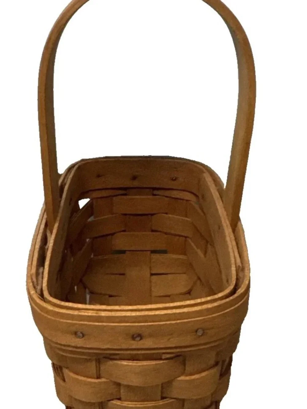 Rare Longaberger 1989 Sugar & Spice Basket Booking Basket